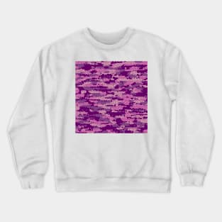 Camo Pattern - Mauve Crewneck Sweatshirt